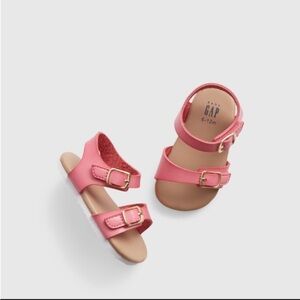 GAP Pink Buckle Strap Kids Sandals